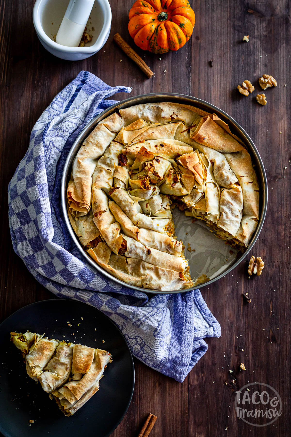 Pumpkin Banitsa Tikvenik - Taco and Tiramisu